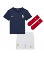 Francie Antoine Griezmann #7 Domácí dres pro děti MS 2022 Krátký Rukáv (+ trenýrky)